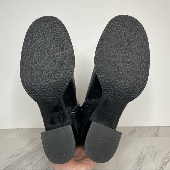 Sam Edelman Elsy Black Leather Heeled Tall Boot 11M - Picture 14 of 15